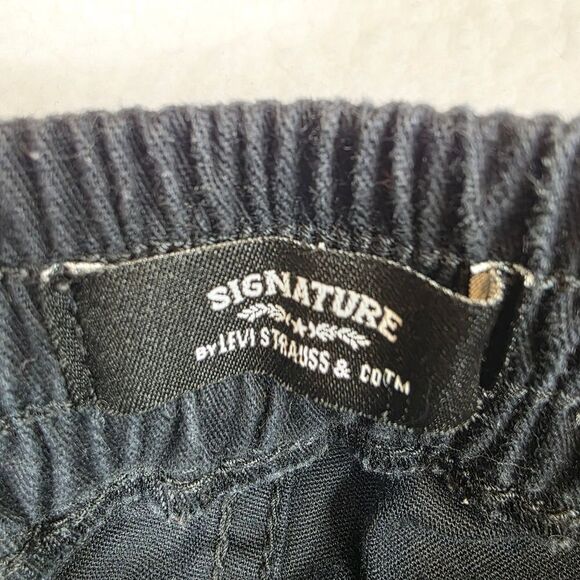 Levi's Signature Wide Leg Cropped Pullon Pants Size 14/32 - Picture 8 of 17